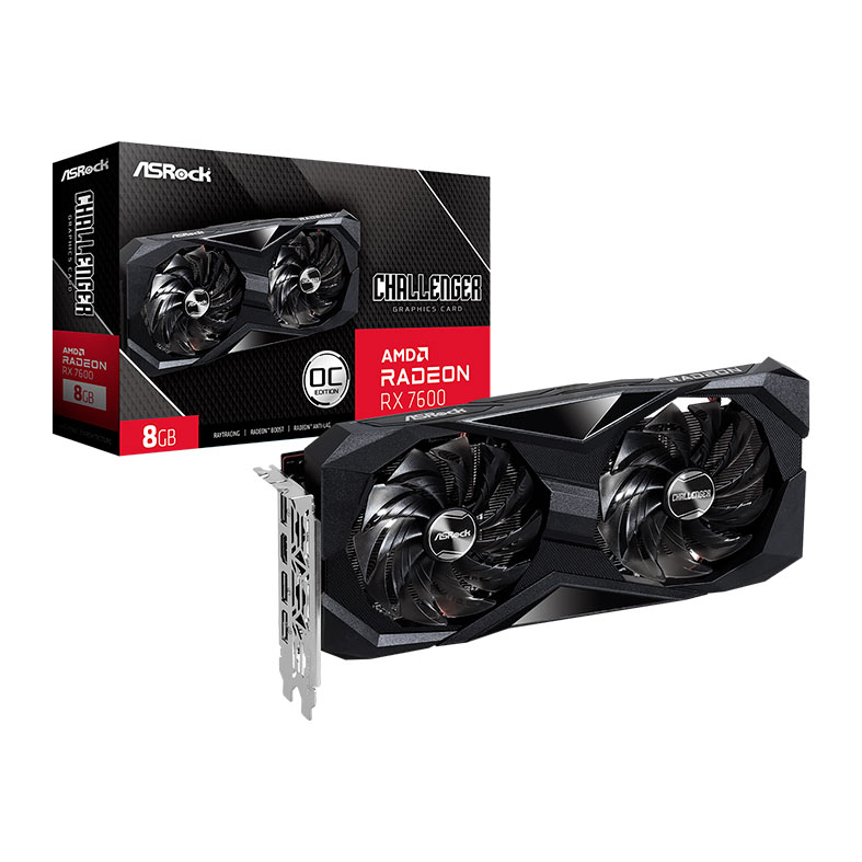 Placa de Video AsRock Radeon RX 7600 Challenger OC, 8GB, GDDR6, 128-bit, 90-GA41ZZ-00UANF - miniatura 3