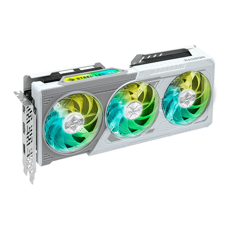 Placa de Video AsRock Radeon RX 9060 XT Steel Legend OC, 8GB, GDDR6, 128-bit, 90-GA5ZZZ-00UANF - miniatura 5