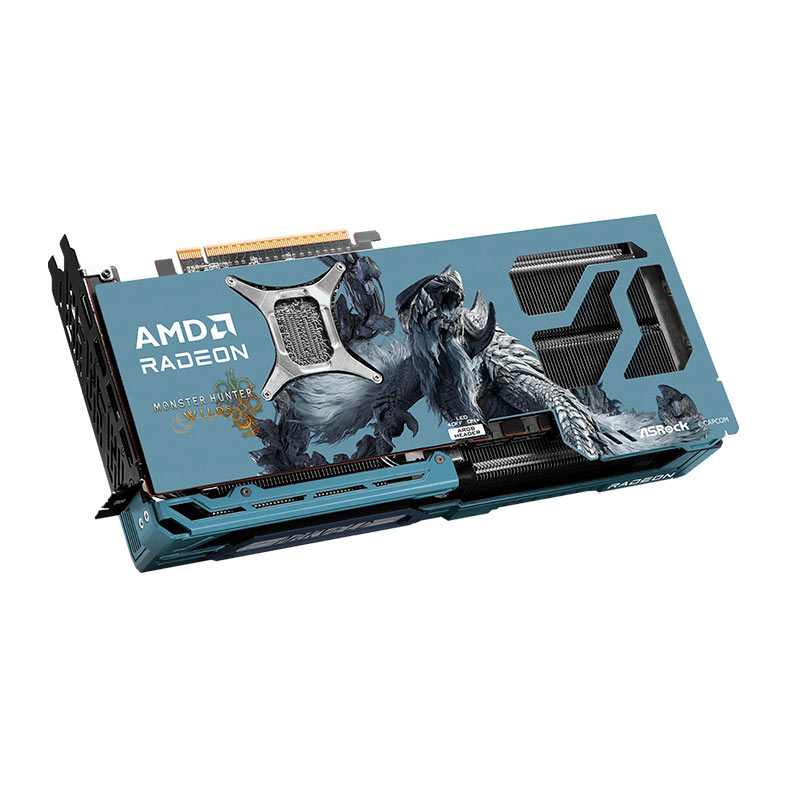 Placa de Video AsRock Radeon RX 9070 XT Monster Hunter Wilds, 16GB, GDDR6, 256-bit, 90-GA6FZZ-00UANZ - miniatura 8