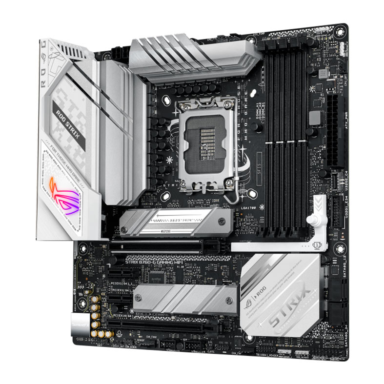 Placa Mae Asus Rog Strix B760-G Gaming WIFI, DDR5, Socket LGA 1700, M-ATX, Chipset Intel B760, ROG-STRIX-B760-G-GAMING-WIFI - miniatura 3