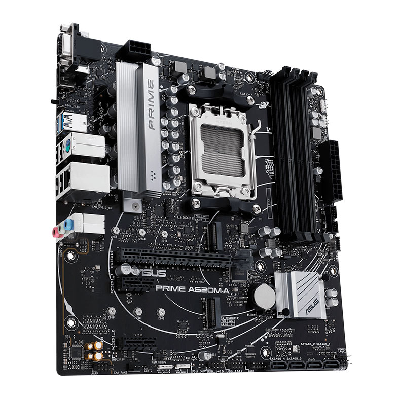 Placa Mae Asus Prime A620M-A, DDR5, Socket AMD AM5, M-ATX, Chipset AMD A620, PRIME-A620M-A - miniatura 4