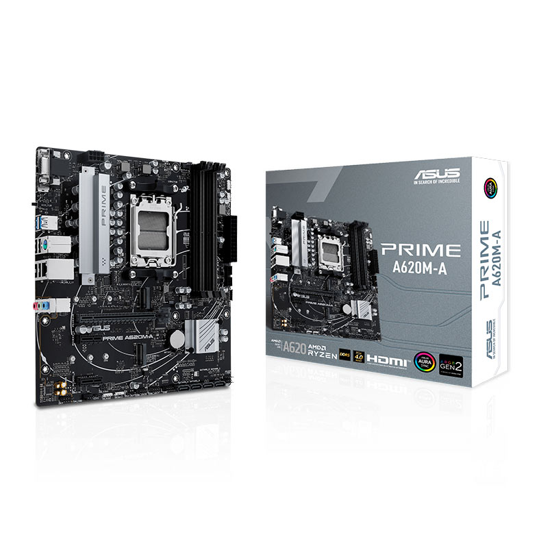 Placa Mae Asus Prime A620M-A, DDR5, Socket AMD AM5, M-ATX, Chipset AMD A620, PRIME-A620M-A - miniatura 3