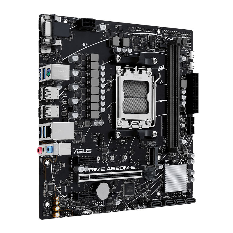 Placa Mae Asus Prime A620M-E, DDR5, Socket AMD AM5, M-ATX, Chipset AMD A620, PRIME-A620M-E - miniatura 4