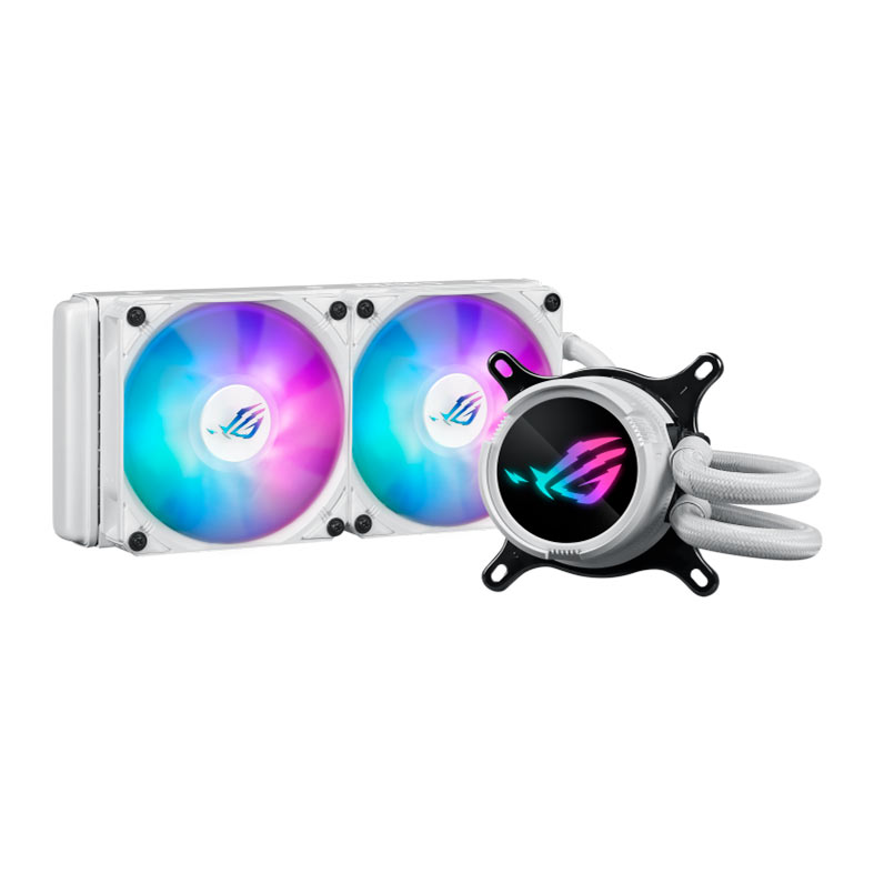 Water Cooler Asus Rog Strix LC III 240, ARGB, 240mm, Branco, 90RC00S2-M0UAY0 - imagem 1