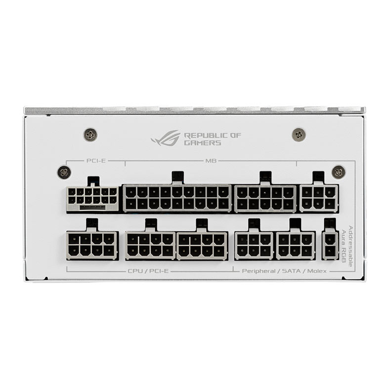 Fonte Asus Rog Loki White Edition, ARGB, Full-Modular, 850W, 80 Plus Platinum, Branca, 90YE00N2-B0BA00 - miniatura 7
