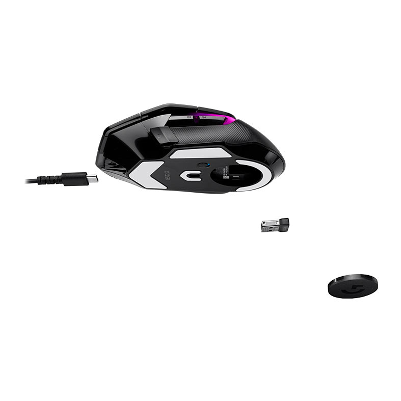 Mouse Gamer Logitech G502 X Plus, RGB, 25600 DPI, 13 Botoes, Wireless, Preto, 910-006161 - miniatura 8
