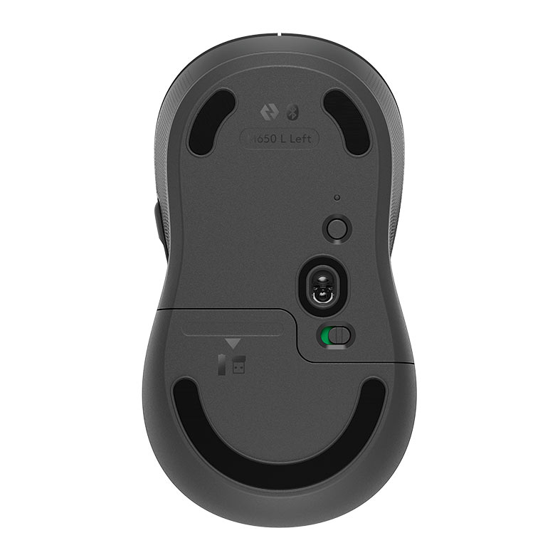 Mouse Logitech Signature M650 L Left, Bluetooth, 4000DPI, 5 Botoes, Preto, 910-006234 - miniatura 6
