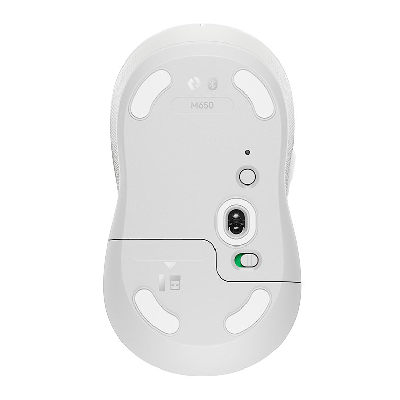 Mouse Logitech Signature M650, Bluetooth, 2000DPI, 5 Botoes, Branco, 910-006252 - miniatura 6