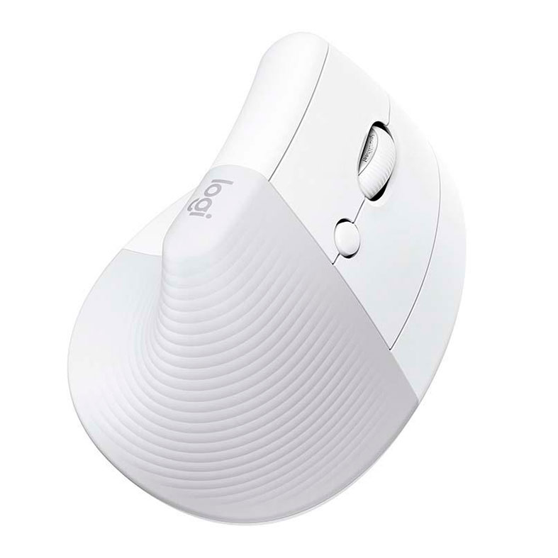 Mouse Vertical Ergonomico Logitech Lift, Bluetooth, 4000DPI, 6 Botoes, Branco, 910-006469 - miniatura 3