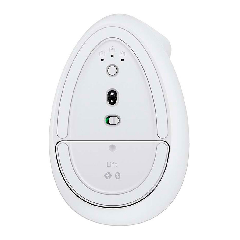 Mouse Vertical Ergonomico Logitech Lift, Bluetooth, 4000DPI, 6 Botoes, Branco, 910-006469 - miniatura 5