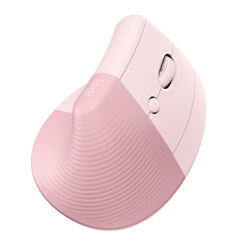 Mouse Vertical Ergonomico Logitech Lift, Bluetooth, 4000DPI, 6 Botoes, Rose, 910-006472 - miniatura 3