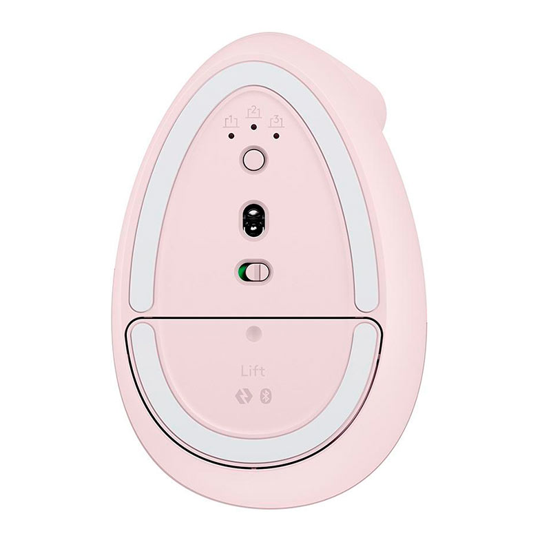 Mouse Vertical Ergonomico Logitech Lift, Bluetooth, 4000DPI, 6 Botoes, Rose, 910-006472 - miniatura 9