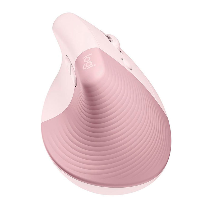 Mouse Vertical Ergonomico Logitech Lift, Bluetooth, 4000DPI, 6 Botoes, Rose, 910-006472 - miniatura 4
