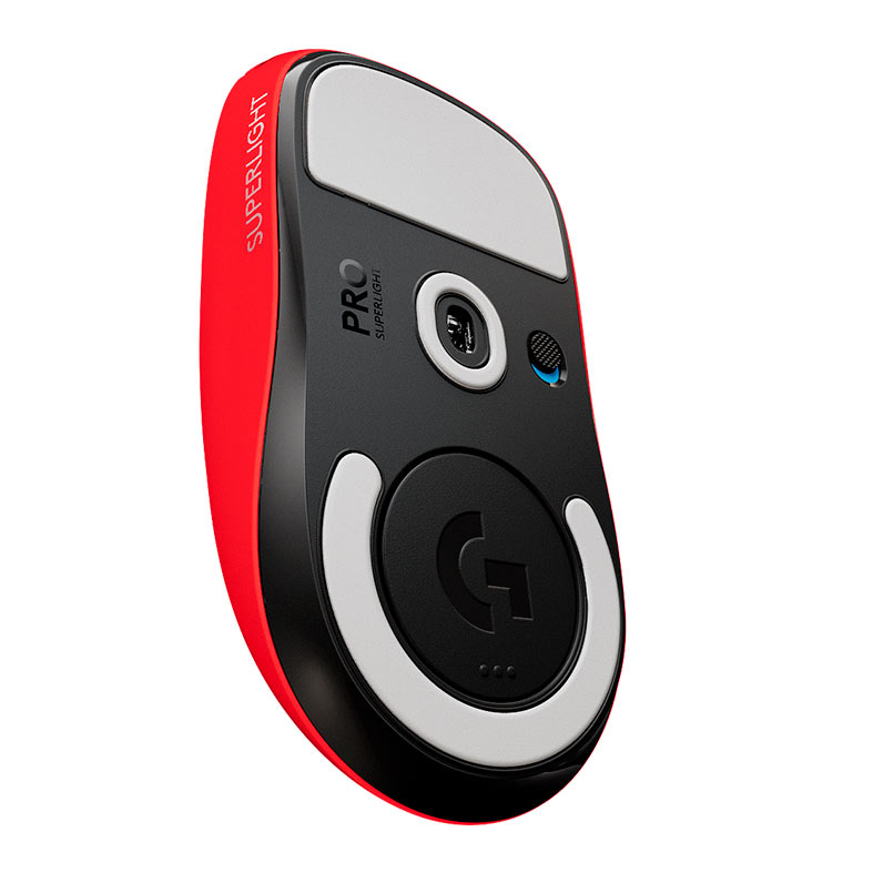 Mouse Gamer Logitech G Pro X Superlight, Wireless, 25600DPI, 5 Botoes, Vermelho, 910-006783 - miniatura 7