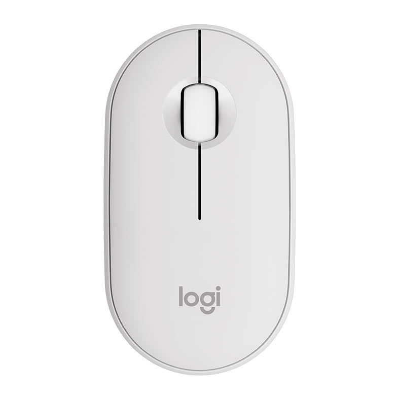 Mouse Logitech Pebble 2 M350s, 3 Botoes, Bluetooth, Branco, 910-007047 - imagem 1