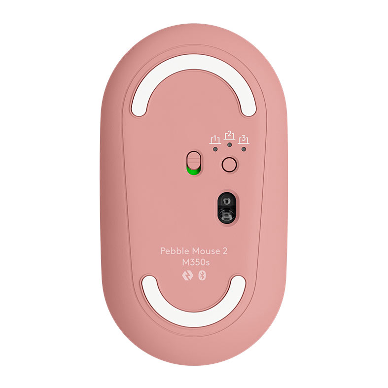 Mouse Logitech Pebble 2 M350s, 3 Botoes, Bluetooth, Rosa, 910-007048 - miniatura 6