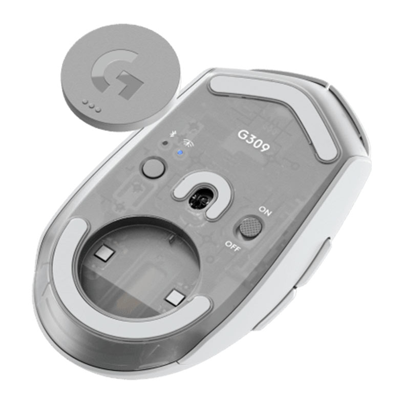 Mouse Gamer Logitech G309 Lightspeed, Wireless, 25600DPI, 6 Botoes, Branco, 910-007206 - miniatura 6