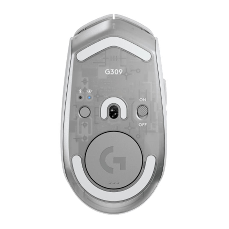 Mouse Gamer Logitech G309 Lightspeed, Wireless, 25600DPI, 6 Botoes, Branco, 910-007206 - miniatura 7