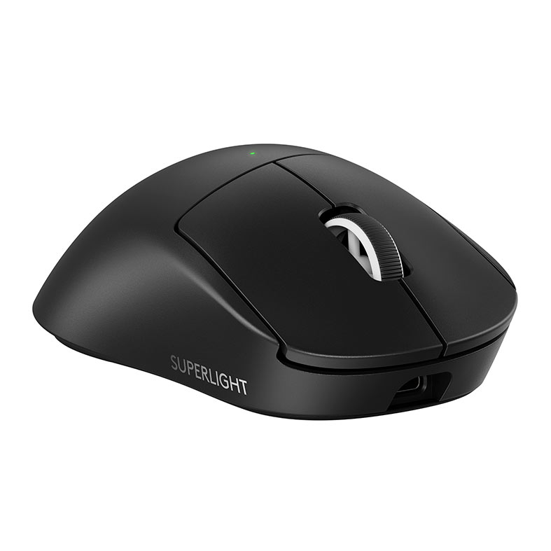 Mouse Logitech Pro X Superlight 2 Dex, 5 Botoes, Wireless, Preto, 910-007356 - miniatura 3