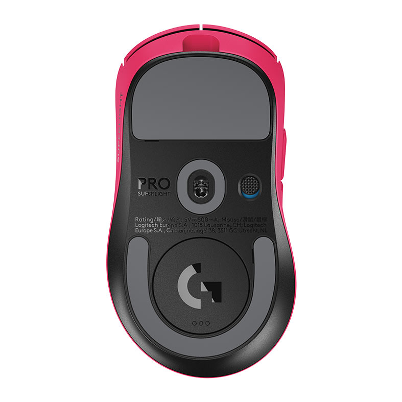 Mouse Gamer Logitech Pro X Superlight 2 DEX, 44000DPI, 5 Botoes, Wireless, Magenta, 910-007372 - miniatura 7