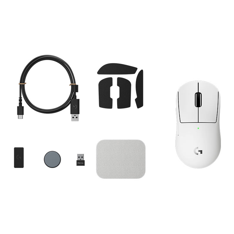 Mouse Gamer Logitech Pro X Superlight 2C, 44000DPI, 5 Botoes, Wireless, Branco, 910-007537 - miniatura 9