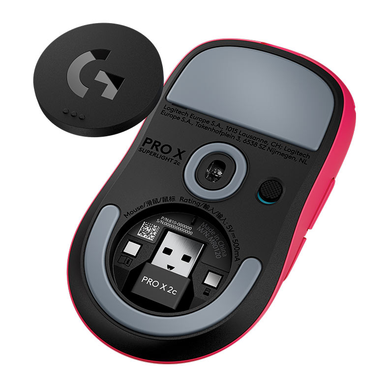 Mouse Gamer Logitech Pro X Superlight 2C, 44000DPI, 5 Botoes, Wireless, Rosa, 910-007544 - miniatura 8