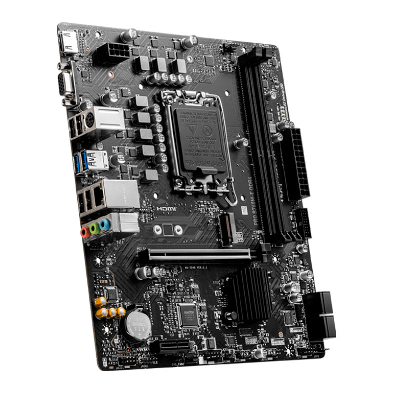 Placa Mae MSI Pro B760M-E DDR4, Socket LGA1700, M-ATX, Chipset Intel B760, PRO-B760M-E-DDR4 - miniatura 4