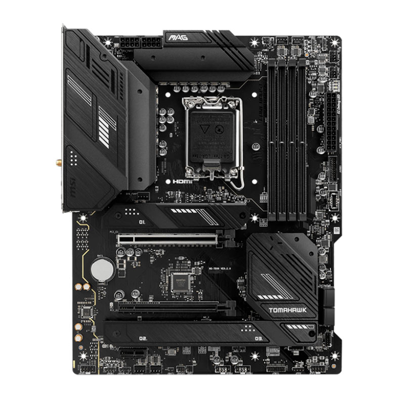 Placa Mae MSI MAG B760 Tomahawk WIFI, DDR5, Socket LGA 1700, Chipset B760, MAG-B760-TOMAHAWK-WIFI - imagem 1