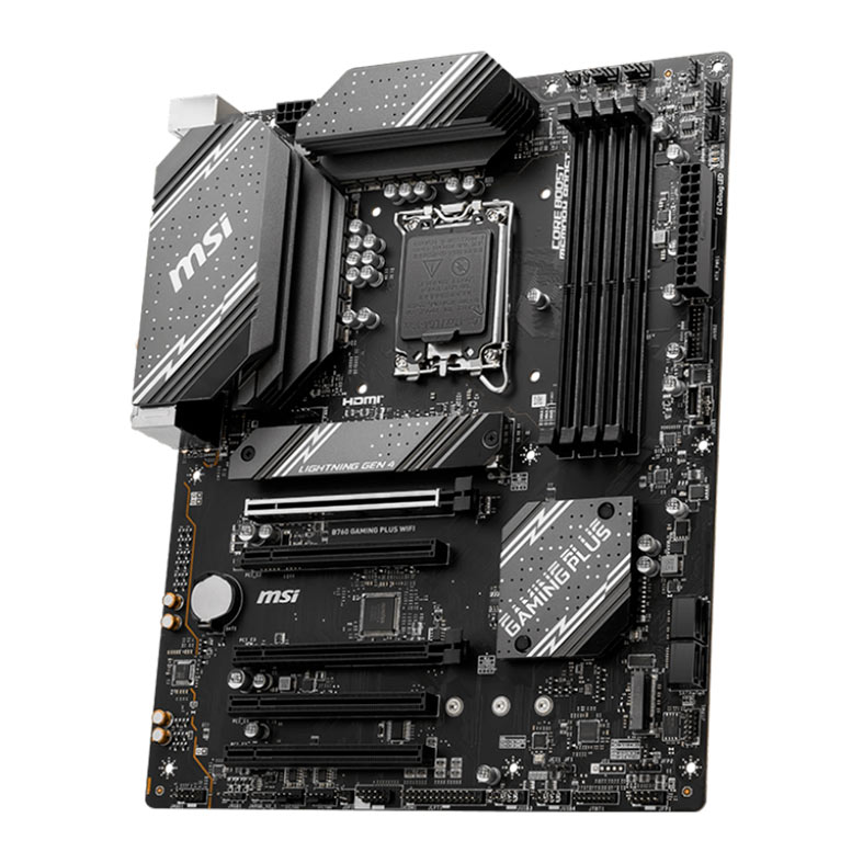 Placa Mae MSI B760 Gaming Plus WI-FI, DDR5, Socket LGA 1700, ATX, Chipset Intel B760, B760-GAMING-PLUS-WIFI - miniatura 4