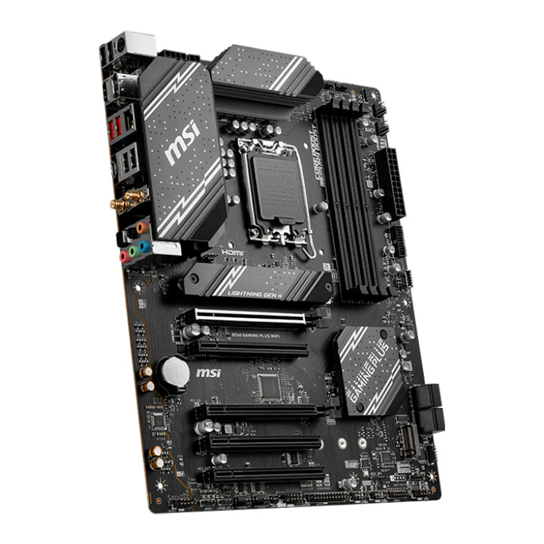 Placa Mae MSI B760 Gaming Plus WI-FI, DDR5, Socket LGA 1700, ATX, Chipset Intel B760, B760-GAMING-PLUS-WIFI - miniatura 5