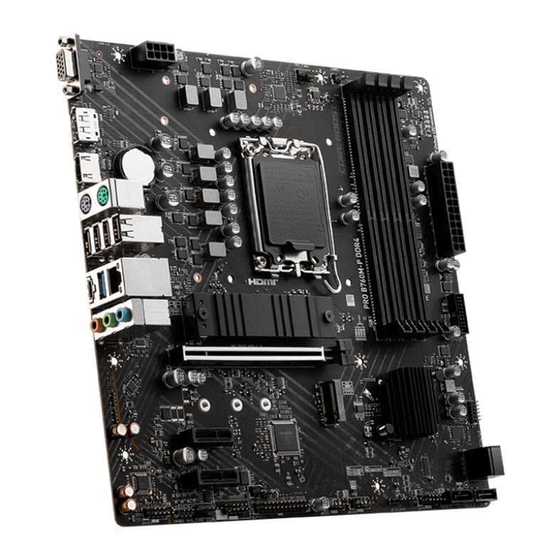 Placa Mae MSI PRO B760M-P DDR4, Socket LGA 1700, Chipset B760, PRO-B760M-P-DDR4 - miniatura 4