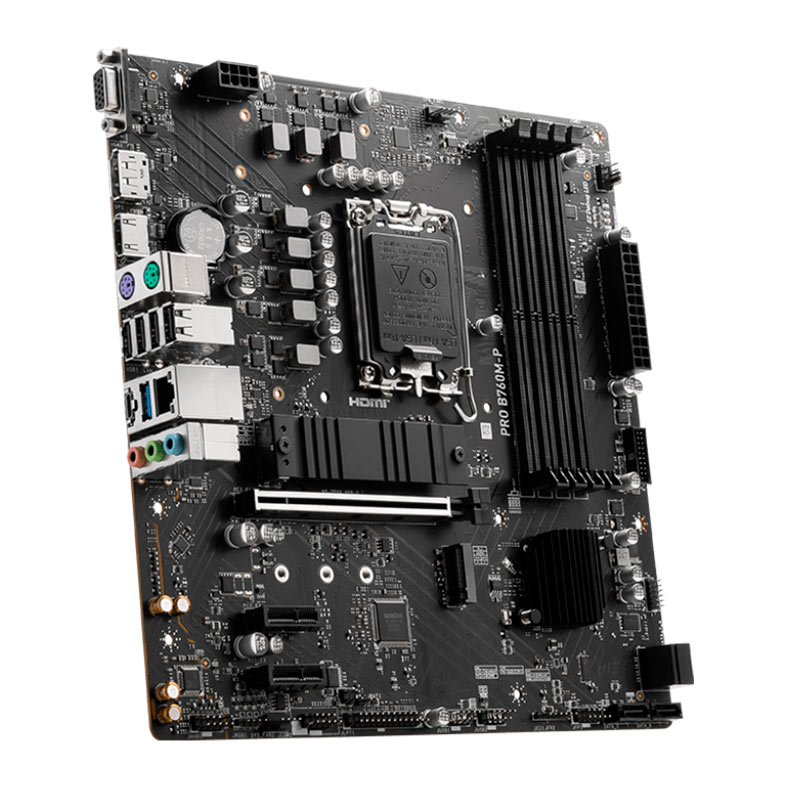 Placa Mae MSI PRO B760M-P DDR5, Socket LGA 1700, Chipset B760, PRO-B760M-P - miniatura 4