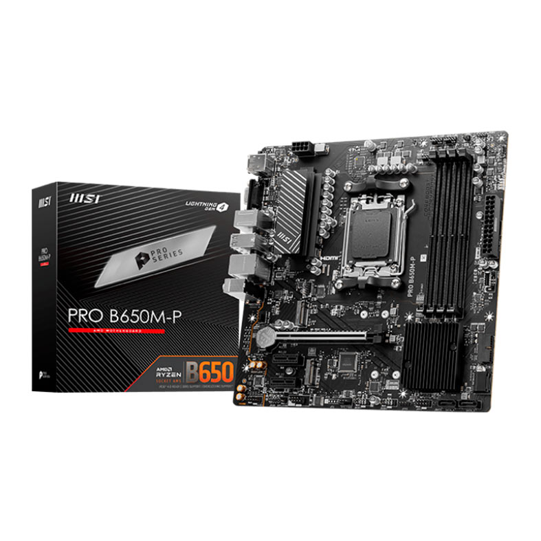 Placa Mae MSI Pro B650M-P, DDR5, Socket AMD AM5, M-ATX, Chipset AMD B650, PRO-B650M-P - miniatura 3