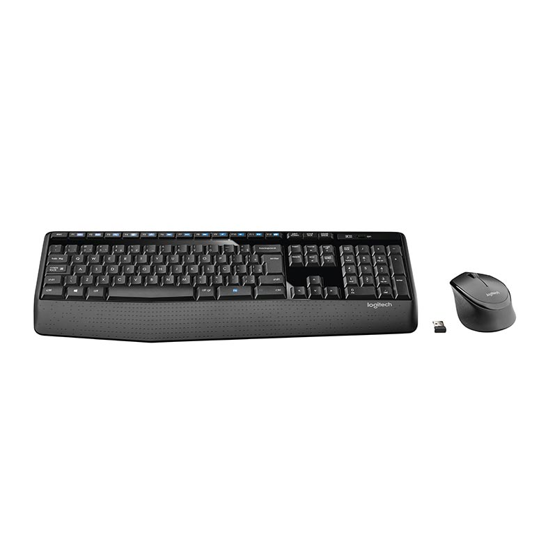 Kit Teclado e Mouse Logitech MK345 USB Wireless Preto, 920-007821 - miniatura 3