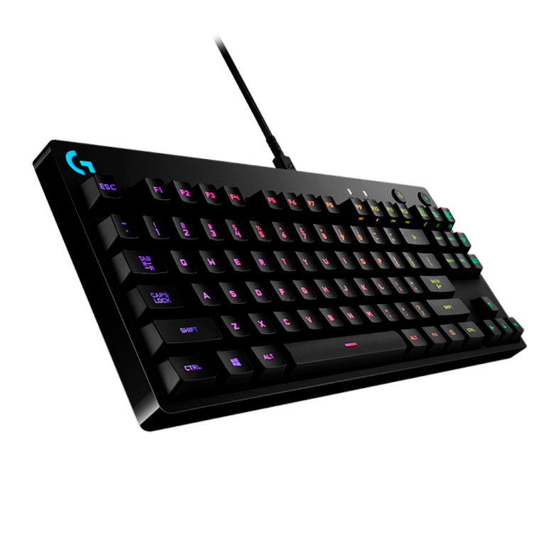 Teclado Mecanico Logitech G PRO RGB Switch GX Blue Clicky, 920-009388 - miniatura 3