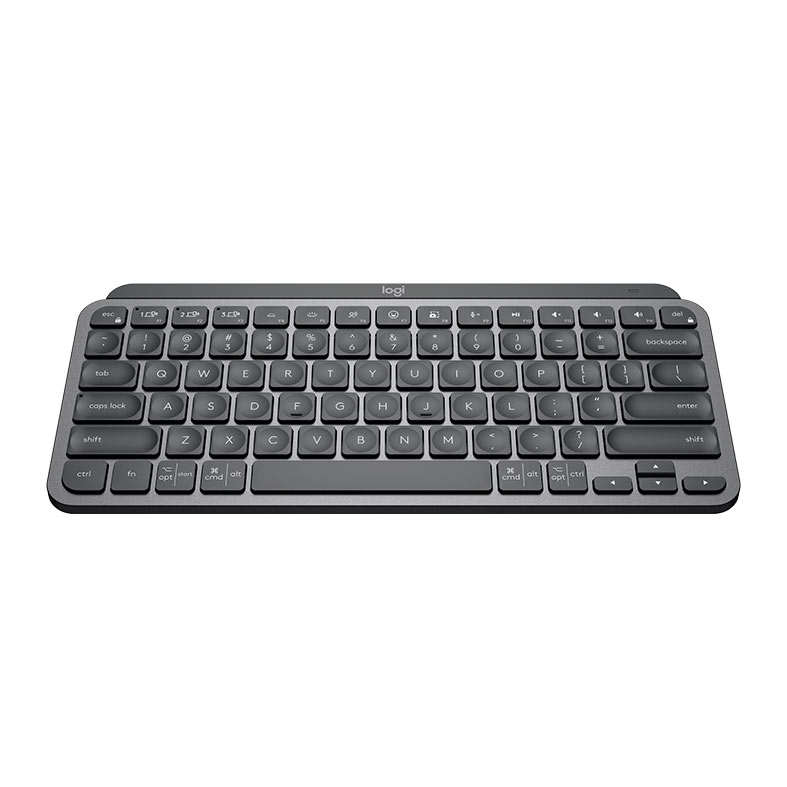 Teclado Sem Fio Logitech MX Keys Mini, Iluminacao Smart, Easy-Switch, Grafite, 920-010505 - miniatura 4