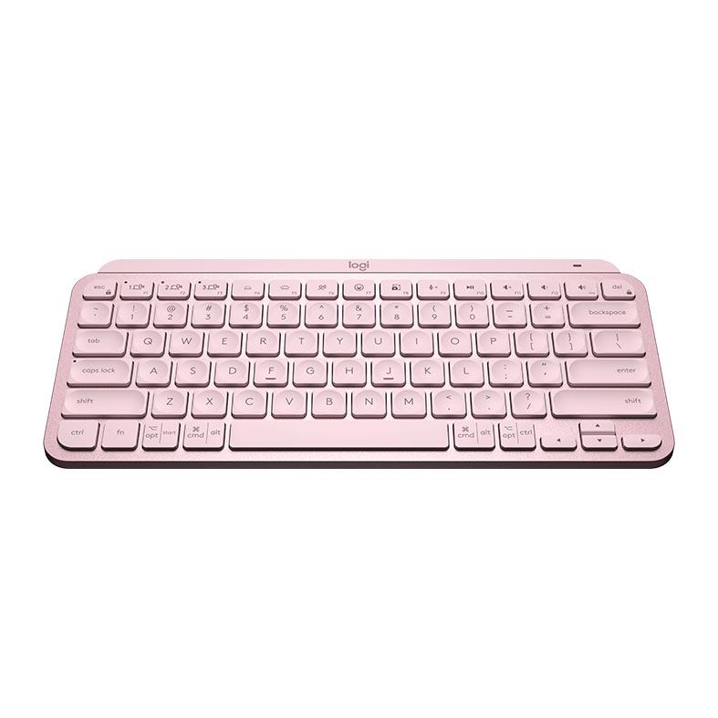 Teclado Sem Fio Logitech MX Keys Mini, Iluminacao Smart, Easy-Switch, Rosa, 920-010507 - miniatura 3