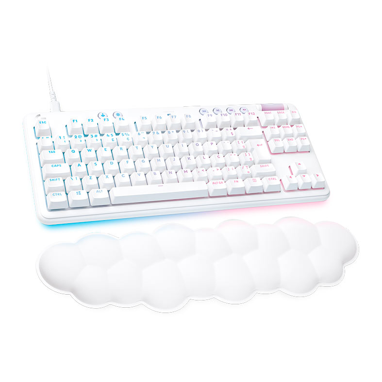 Teclado Mecanico Logitech G713, RGB, Switch GX Linear Red, Branco, 920-010705 - miniatura 3