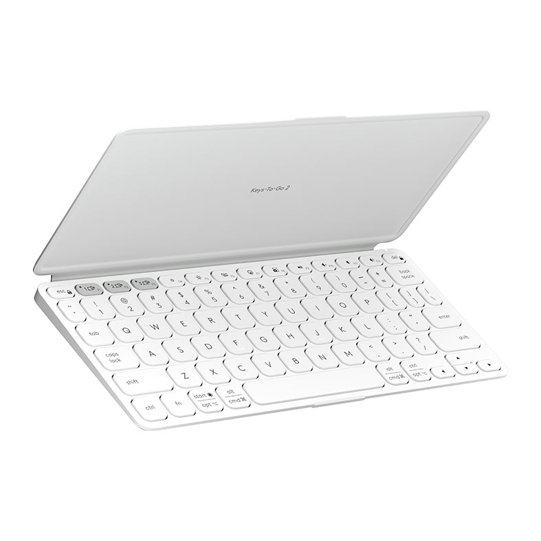 Teclado Logitech Keys-To-Go 2, Bluetooth, Branco, 920-012919 - imagem 1
