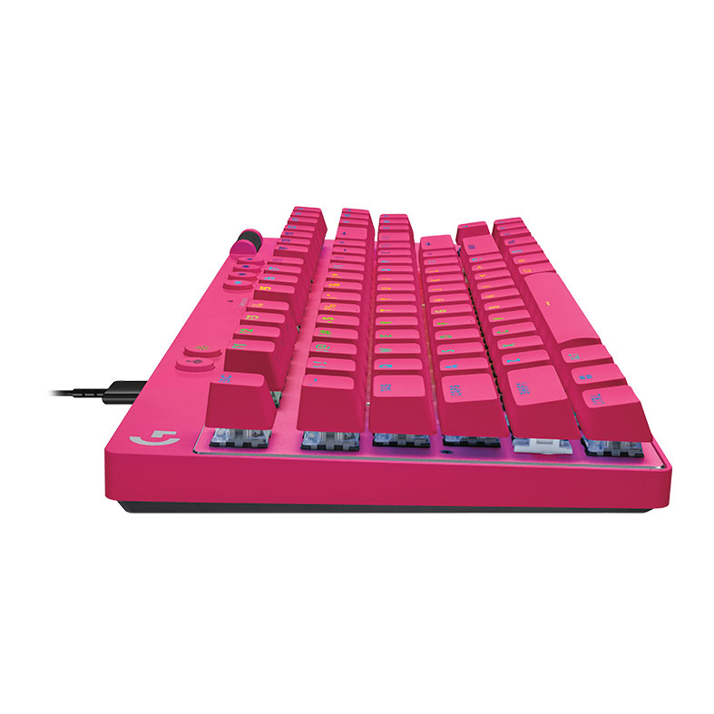 Teclado Magnetico Logitech G Pro TKL Rapid, RGB, Magenta, 920-013133 - miniatura 6