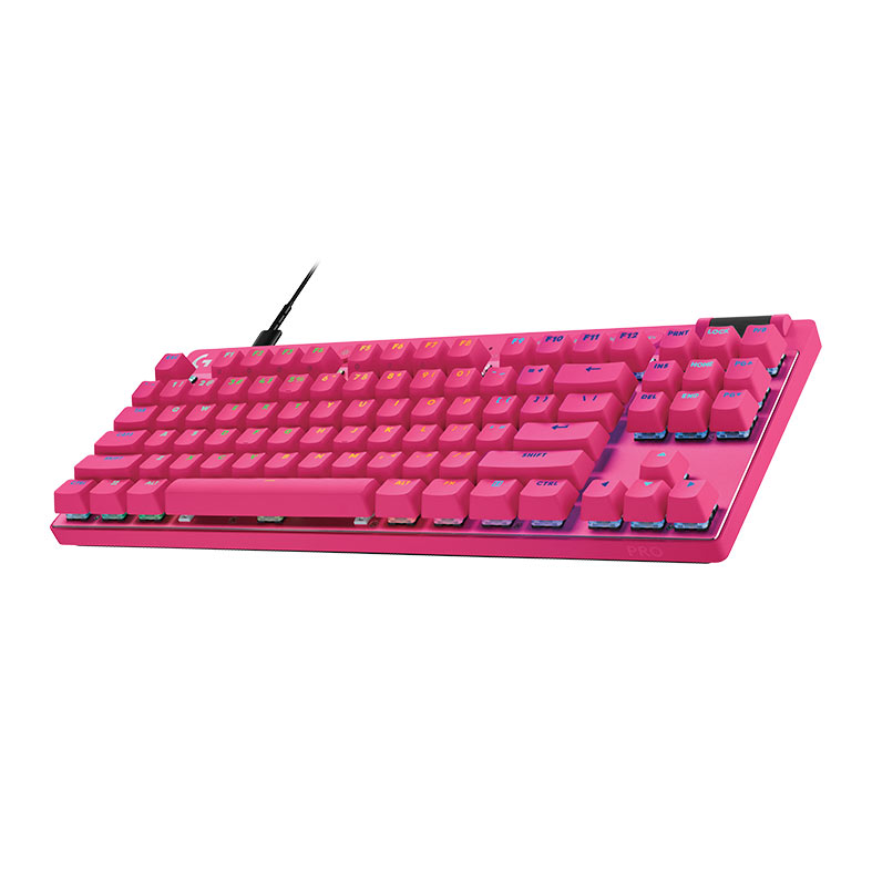 Teclado Magnetico Logitech G Pro TKL Rapid, RGB, Magenta, 920-013133 - miniatura 4