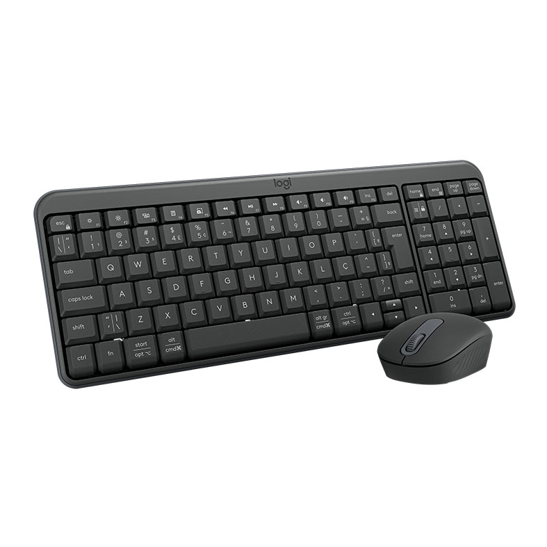 Kit Teclado e Mouse Logitech MK250, ABNT2, Bluetooth, Preto, 920-013516 - miniatura 3