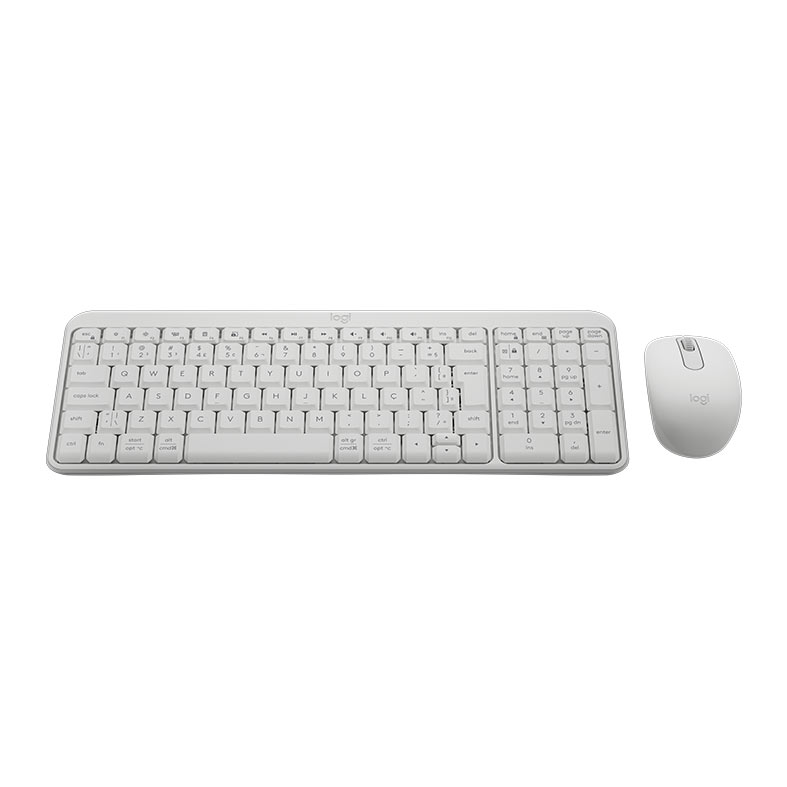 Kit Teclado e Mouse Logitech MK250, ABNT2, Bluetooth, Branco, 920-013517 - miniatura 4