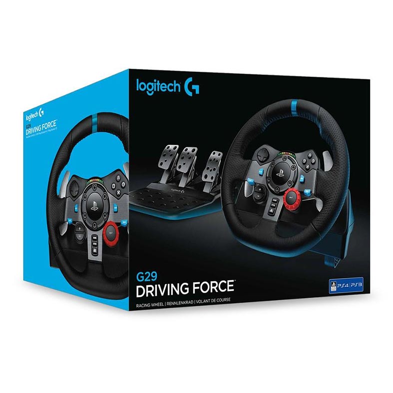 Volante e Pedais Logitech G29 Driving Force USB Para PS3/PS4/PS5/PC, 941-000111 - miniatura 4