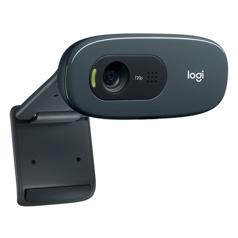 Webcam Logitech C270 HD 720p Com Microfone Preta, 960-000694 - miniatura 4