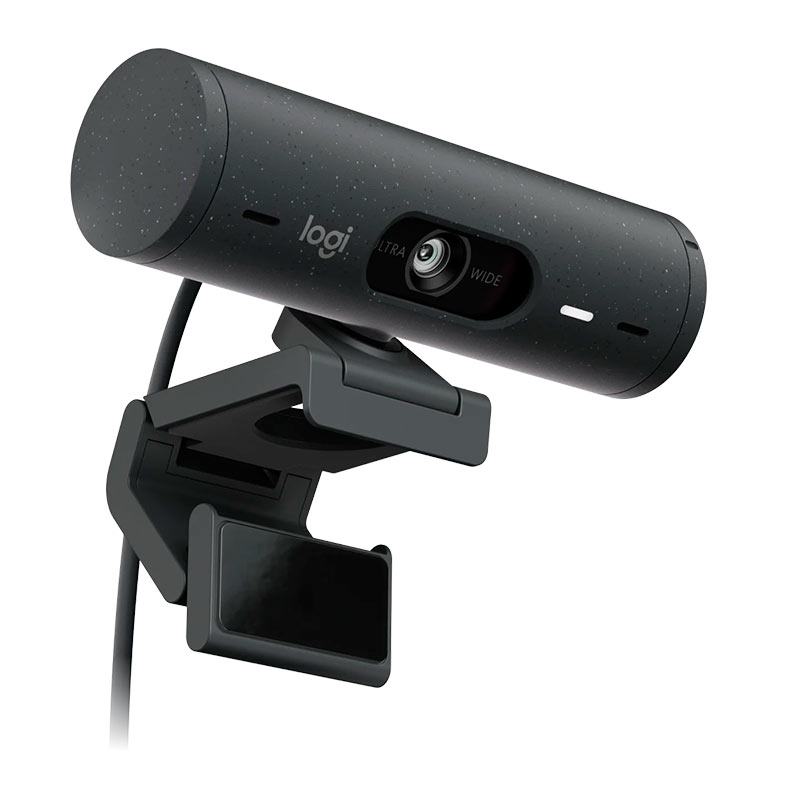 Webcam Logitech Brio 500, FHD 1080p, USB-C, Grafite, 960-001412 - miniatura 4