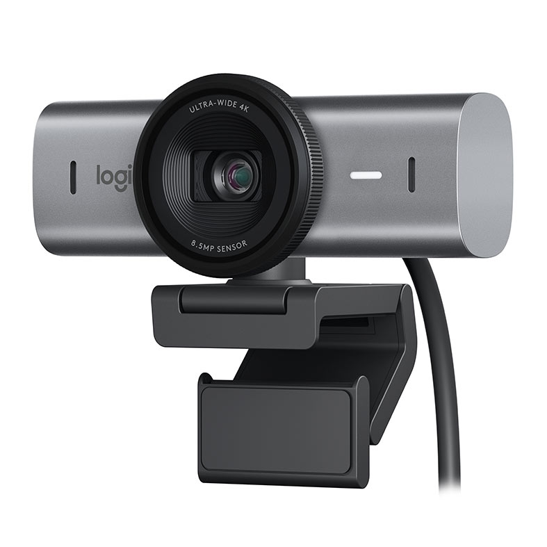 Webcam Logitech MX Brio, 4K 1080p, USB/Tipo-C, Cinza, 960-001548 - imagem 1