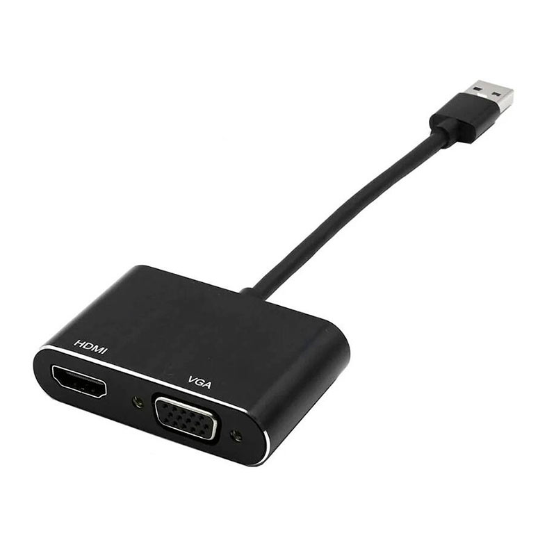 Adaptador MD9, USB 3.0 Para HDMI/VGA Femea, Preto, 9648 - miniatura 3