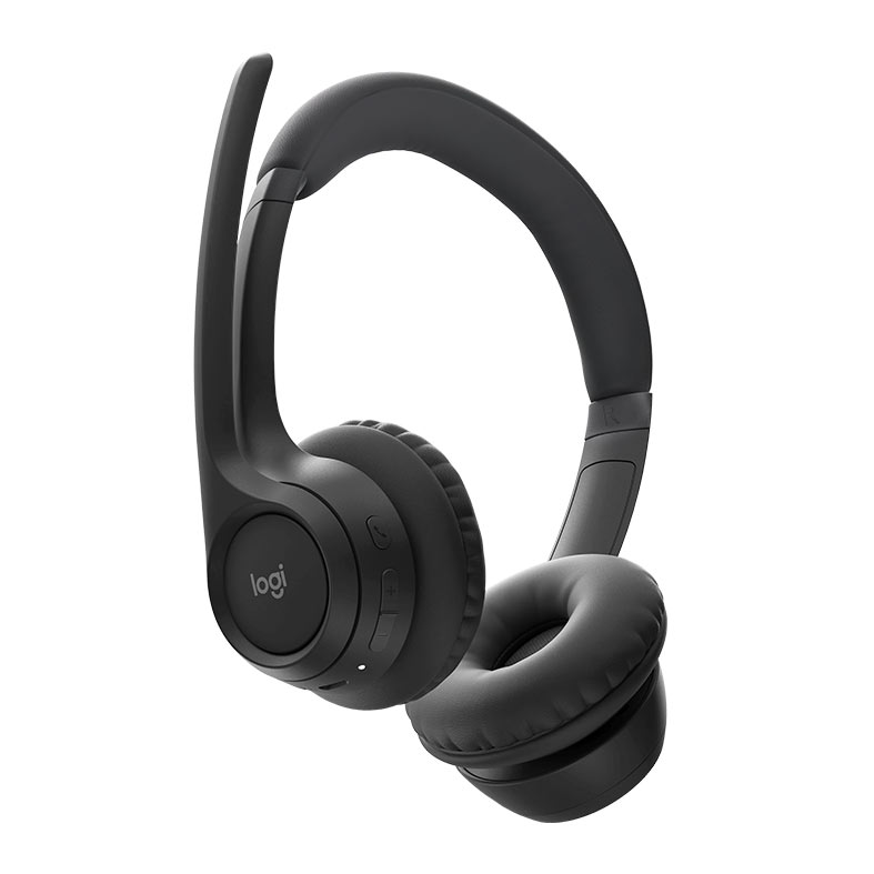 Headset Sem Fio Logitech Zone 300, Bluetooth, Driver 30mm, Preto, 981-001406 - miniatura 4