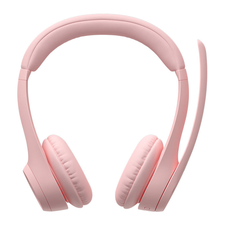 Headset Sem Fio Logitech Zone 300, Bluetooth, Driver 30mm, Rosa, 981-001411 - miniatura 5